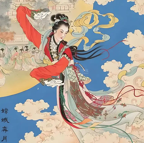 【嫦娥奔月】