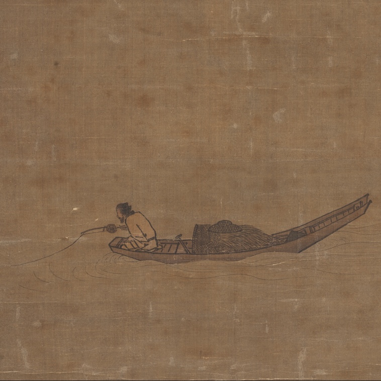 【寒江独钓图】