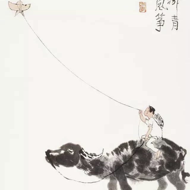 【杨柳青放风筝】