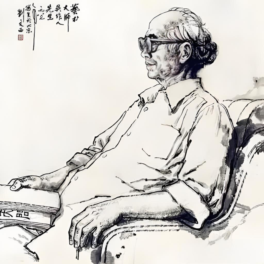 【艺术大师吴作人先生】