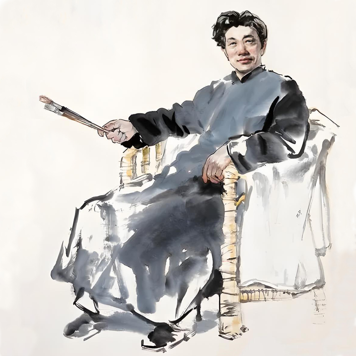 【恩师徐悲鸿】