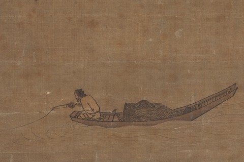 【寒江独钓图】