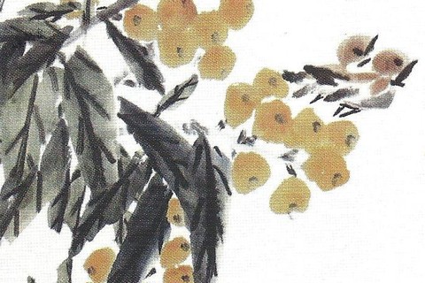 【枇杷麻雀图】